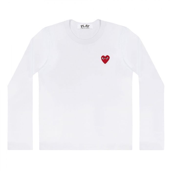 即発】COMME des GARCONS メンズ ハートロゴ 長袖 Tシャツ - メルカリ