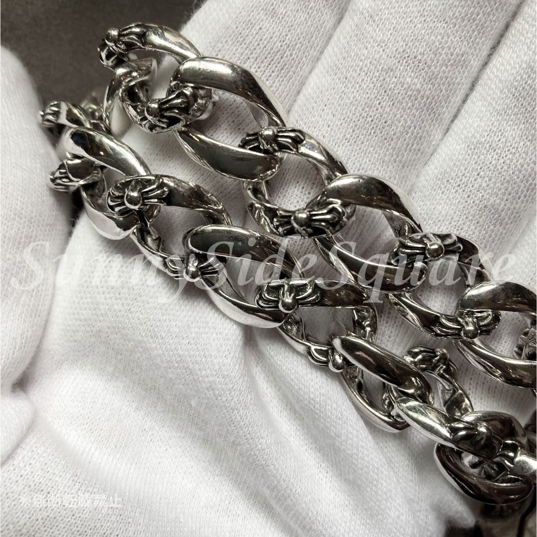 シルバー925 コーティング ファンシー ウォレットチェーン