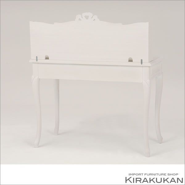 パソコンデスク 白家具