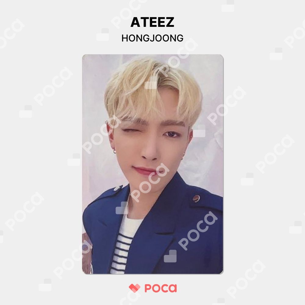 ￼ATEEZ HONGJOONG PHOTOCARD ホンジュン　トレカ K-POP グッズ ateez エイティーズ HONGJOONG ホンジュントレカ