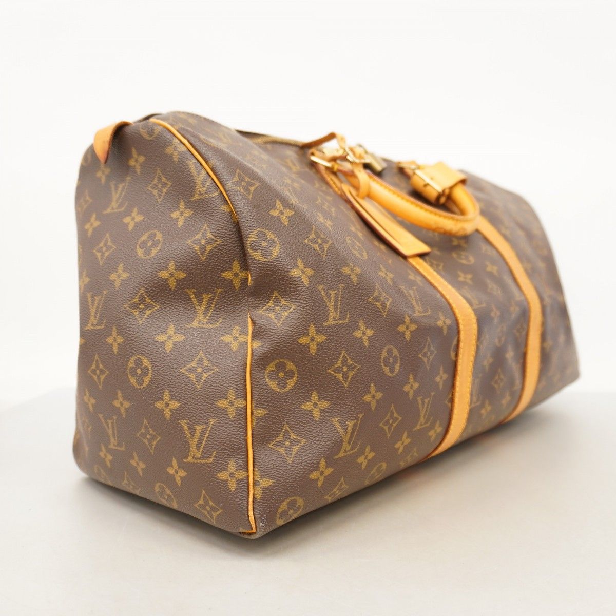 5md4769 ルイヴィトン ボストンバッグ モノグラム キーポル50 M41426 ブラウン メンズ レディース ユニセックス