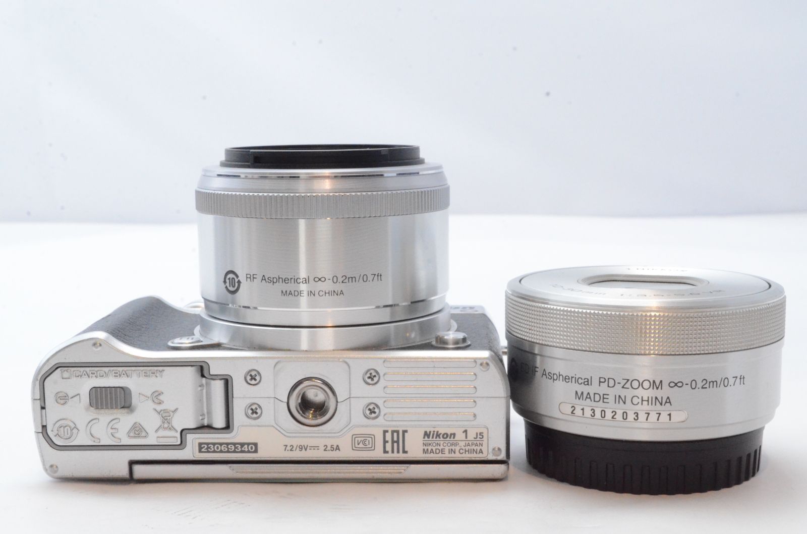 Nikon 1 J ニコン ミラーレス J5 ダブルズームレンズキット シルバー