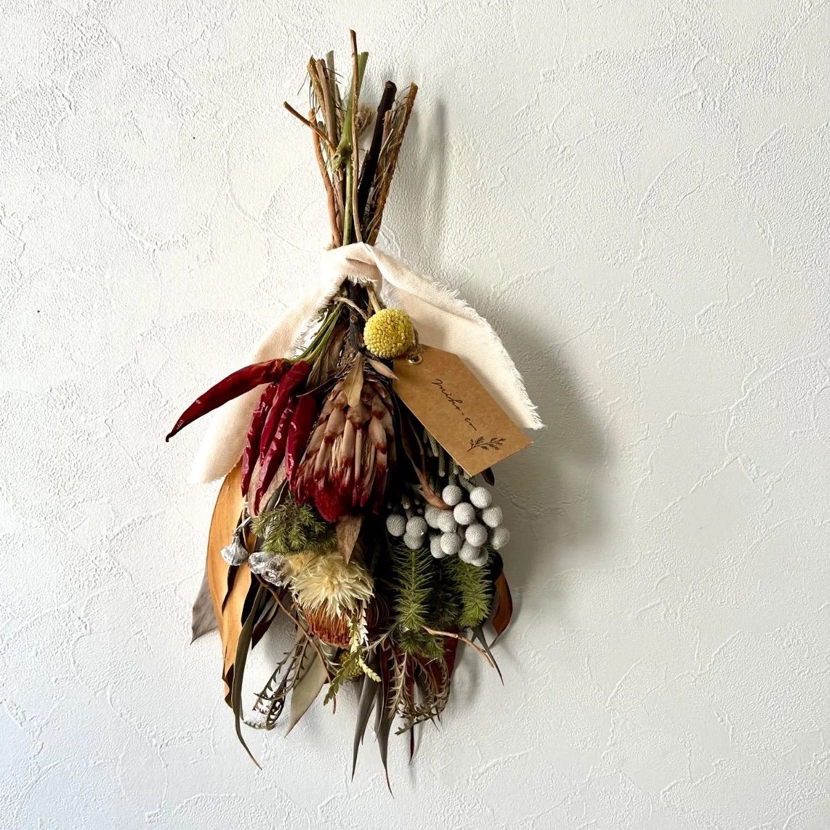 プロテアロビンのスワッグ⚘ プロテア ロビン ドライフラワー