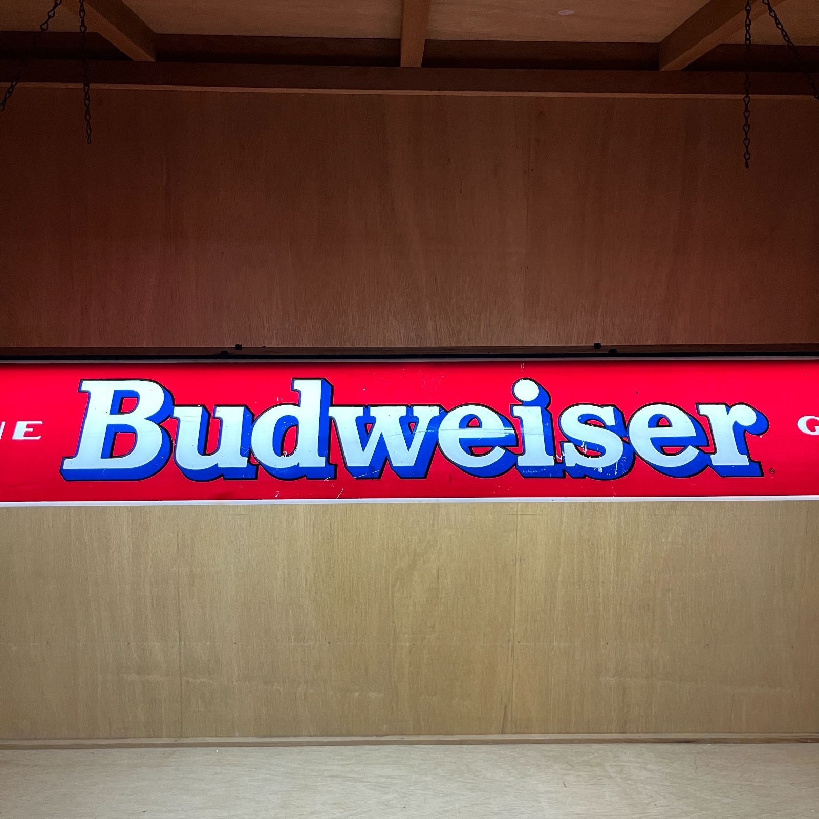 プールバーライト】希少 1988年製 Budweiser (バドワイザー) プール