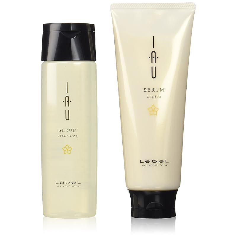 ルベル イオ セラム クレンジング シャンプー 200mL u0026 クリーム トリートメント 200mL セット Lebel iau SERUM 0