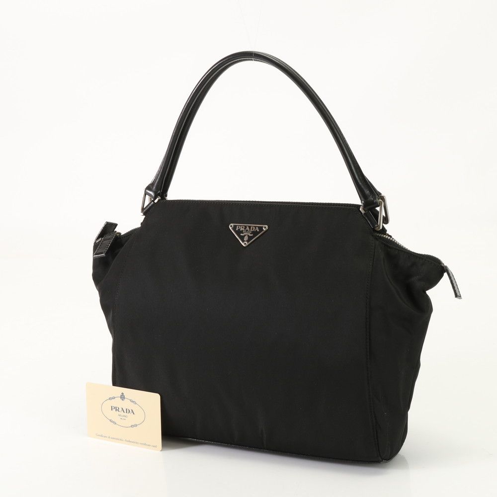 ✨美品・ギャランティ付✨プラダ トートバッグ 三角ロゴ レザー