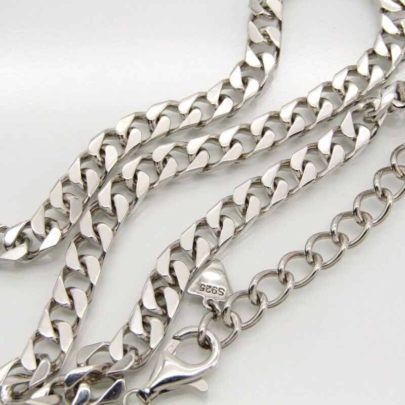 プラチナ　チェーンネックレス Pt850 プラチナ カットボール チェーン ネックレス 【 0.8mm