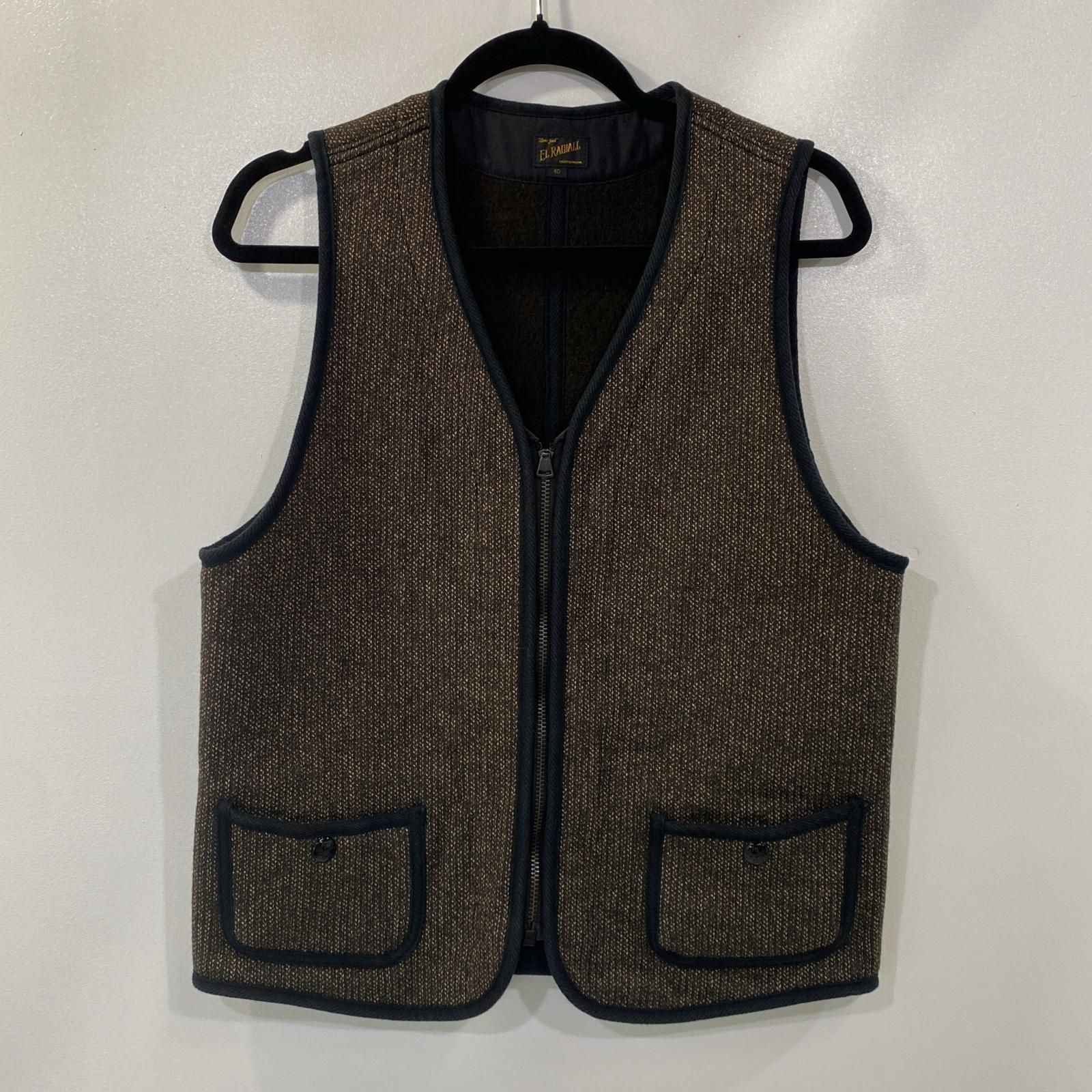 姫路東店 RADIALL | ラディアル ベスト SALT-PEPPER VEST RAD-14AW-JK018 ブラウン サイズ 40 104