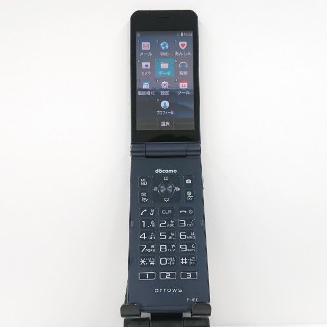 arrows ケータイ ベーシック F-41C ドコモ ネイビー 本体 c12630