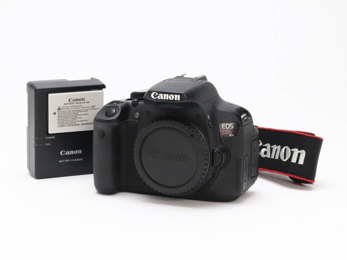 AB- Canon キヤノン EOS Kiss X6i ボディ 初期不良返品対応 66-59