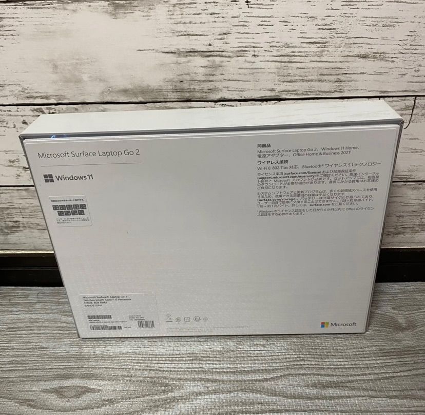 新品未開封 マイクロソフト Surface Laptop Go2/ 第 11 世代 Intel® Core™ H35 i5-1135G7 /  Office H&B 2021搭載 / 12.4インチ /8GB / 128GB /サンドストーン 8QC-00054 - メルカリ