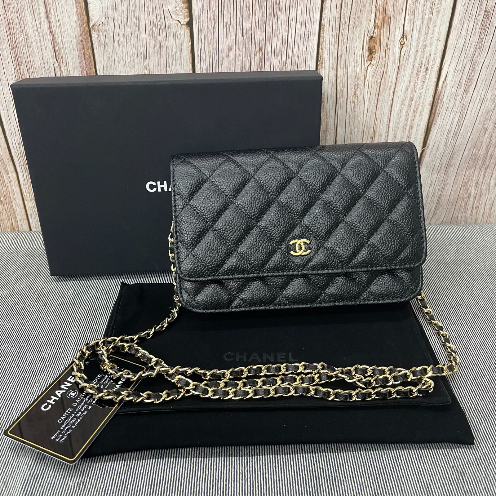 CHANEL チェーンウォレット チェーンショルダーバッグ - メルカリ