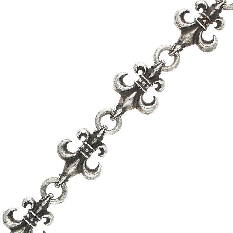 クロムハーツ　BSフレアボール2クリップウォレットチェーンショート CHROME HEARTS クロスボール ウォレットチェーン 2クリップ