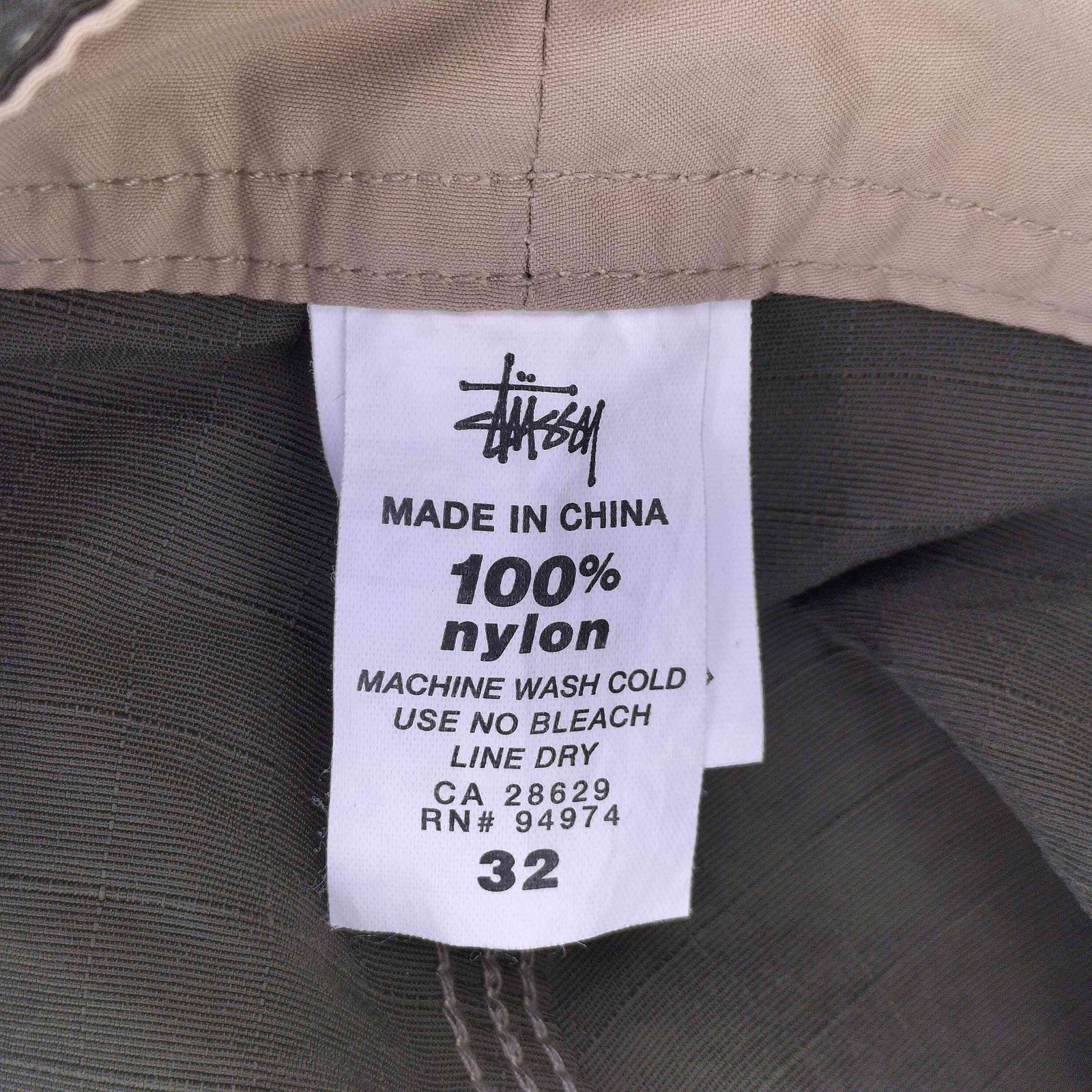00s OLD STUSSY スイム ショーツ リップストップ ナイロン ロゴ 00s OLD STUSSY スイム ショーツ リップストップ ナイロン ロゴ
