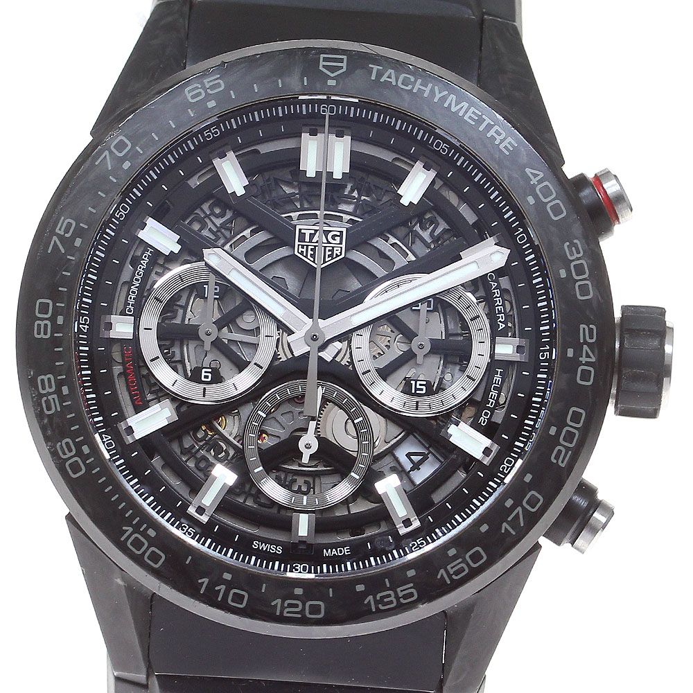 タグホイヤー TAG HEUER CBG2A91 カレラ キャリバーホイヤー02 クロノグラフ 自動巻き メンズ良品箱・保証書付き_827928
