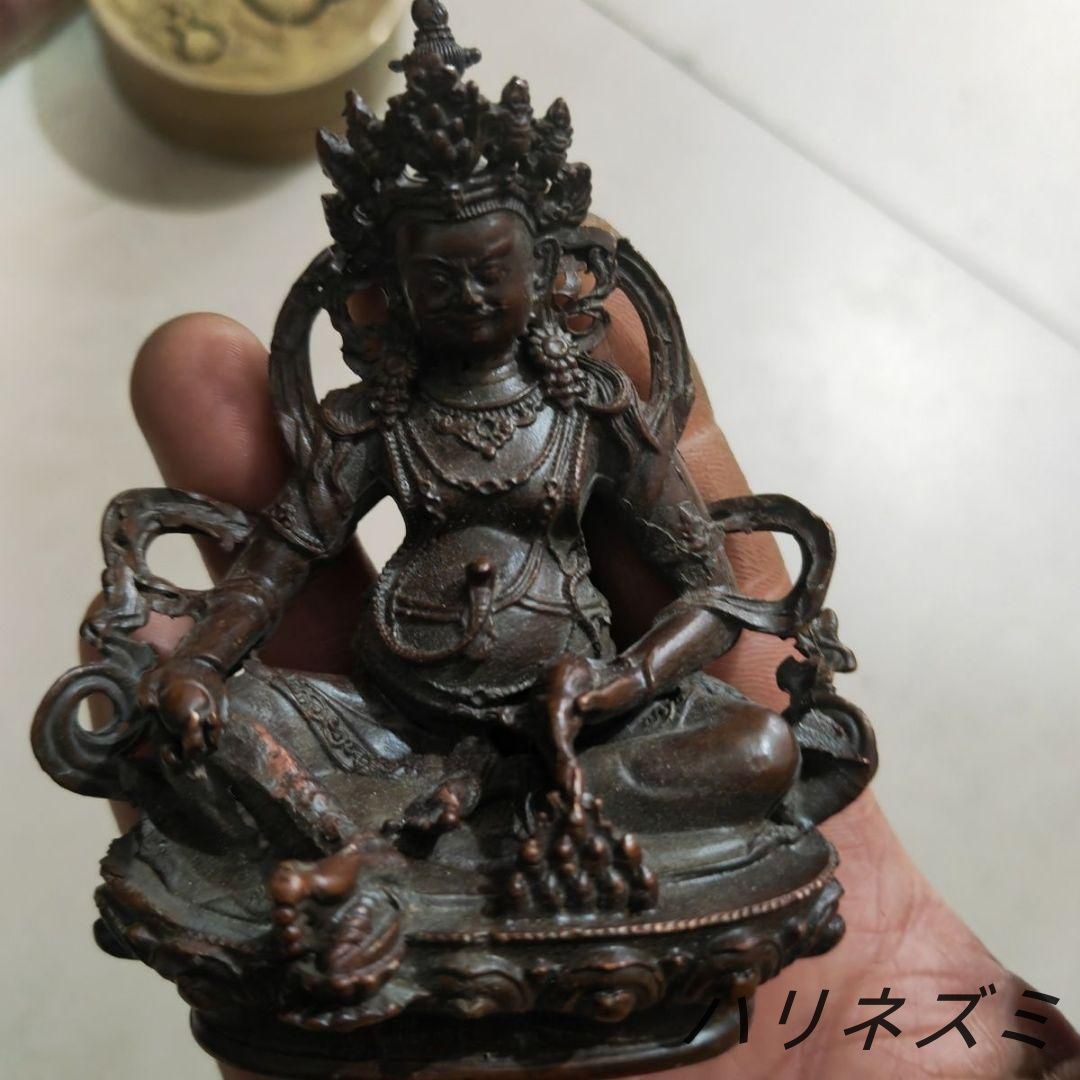 仏教美術 黄財神 仏堂奉納 招財 進宝を 銅製品 工芸品 置物 仏教美術 黄財神 仏堂奉納 招財 進宝を 銅製品 工芸品 置物