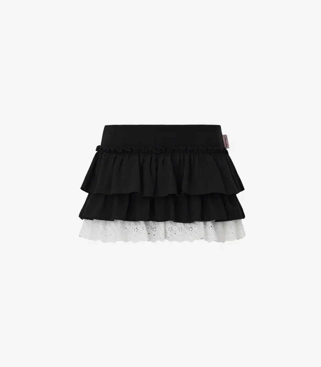 Newalrin Bubble cancan lace mini skirt