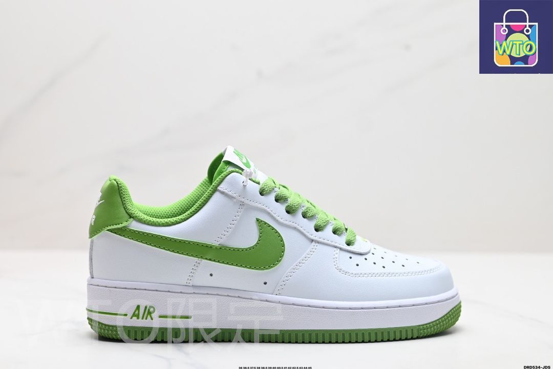 エアフォース1 ホワイト/カーミット グリーン 27cm NIKE AIR FORCE 1 '07 ナイキ エア フォース WHITE/KERMIT GREEN