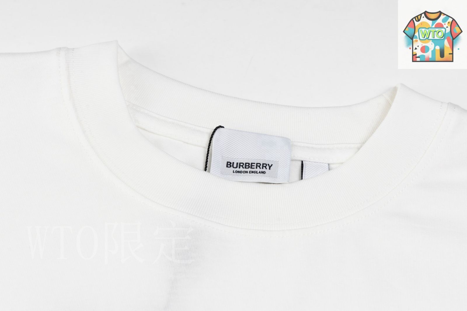◆BURBERRY 最新作◆てんとう虫ロゴ Tシャツ/Tea Cup◆ T-shirt with embroidery Burberry Bianco | Grifo210