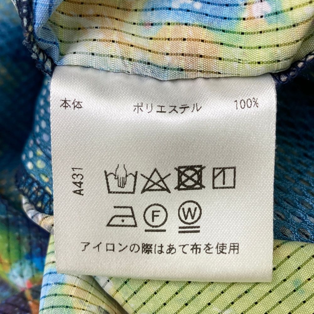 サイズ：M ROSASEN ロサーセン  ドットエアー ジップパーカー 総柄 ネイビー系 [240101458992] ゴルフウェア メンズ ストスト サイズ：M ROSASEN ロサーセン ドットエアー ジップパーカー 総