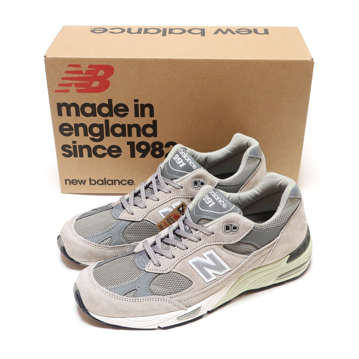 NEW BALANCE M991GL GRAY GREY SUEDE MADE IN ENGLAND US12 (30cm