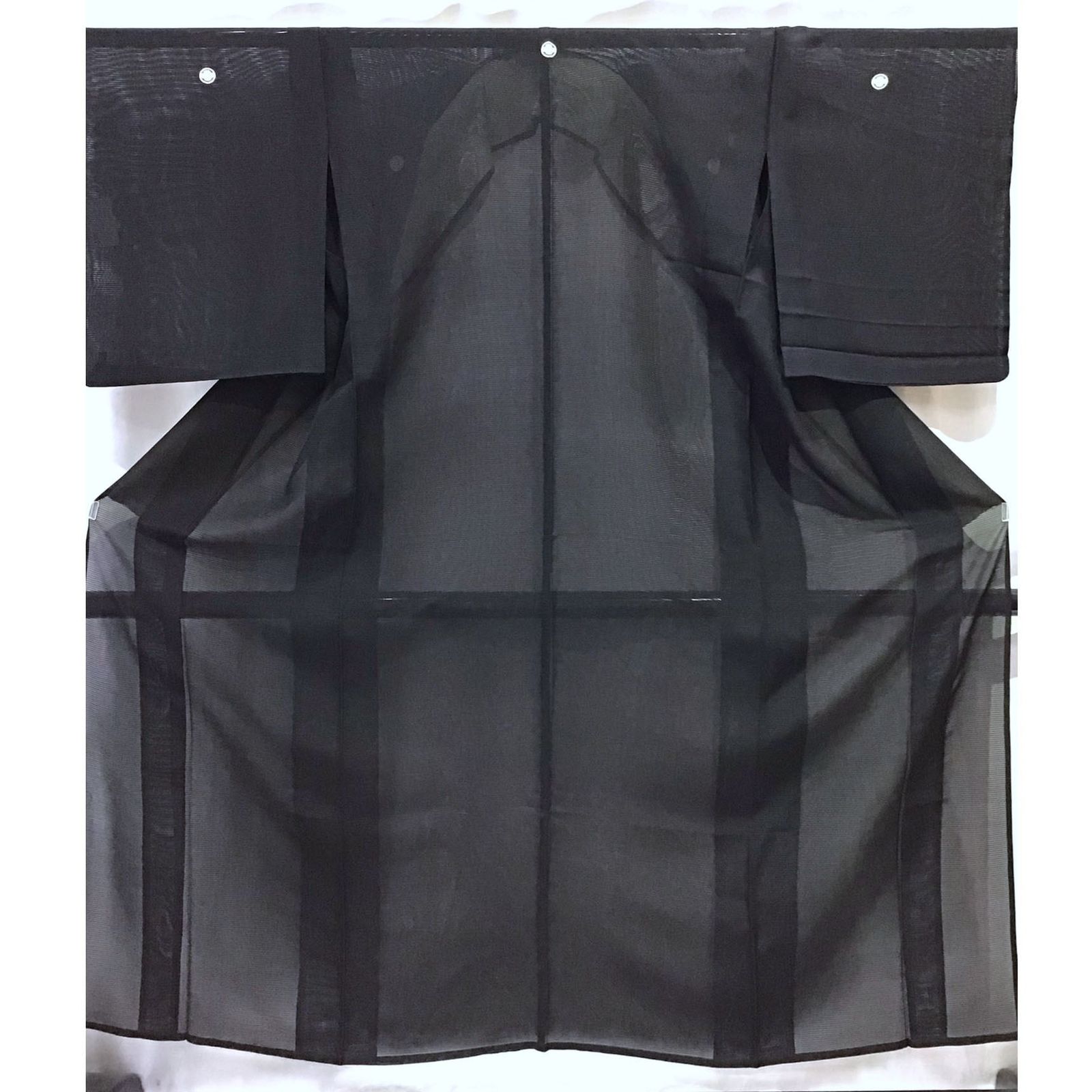 着物 絽 喪服 五つ紋 夏用 No.200701-1537 梱包サイズ60
