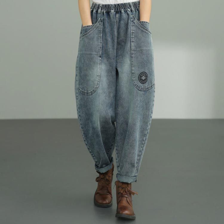 デニム デニム ワイド デニムパンツ サルエルパンツ ゆるパンツ