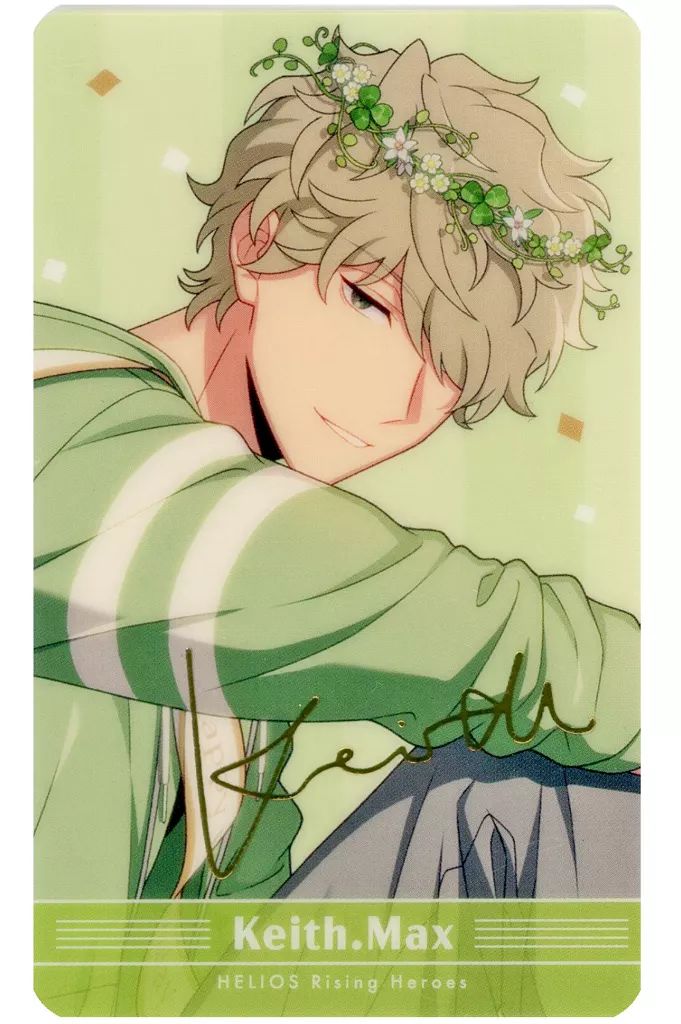 エリオスR キース ラミカ ラミネートカード 周年 アニメ原画 箔押し 16