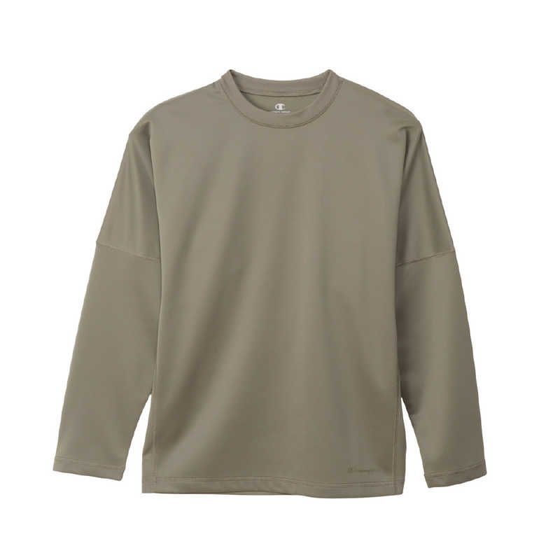 送料無料 ♥ 未開梱 チャンピオン リカバリーウェア ロングスリーブTシャツ Mサイズ オリーブ C3-CS490