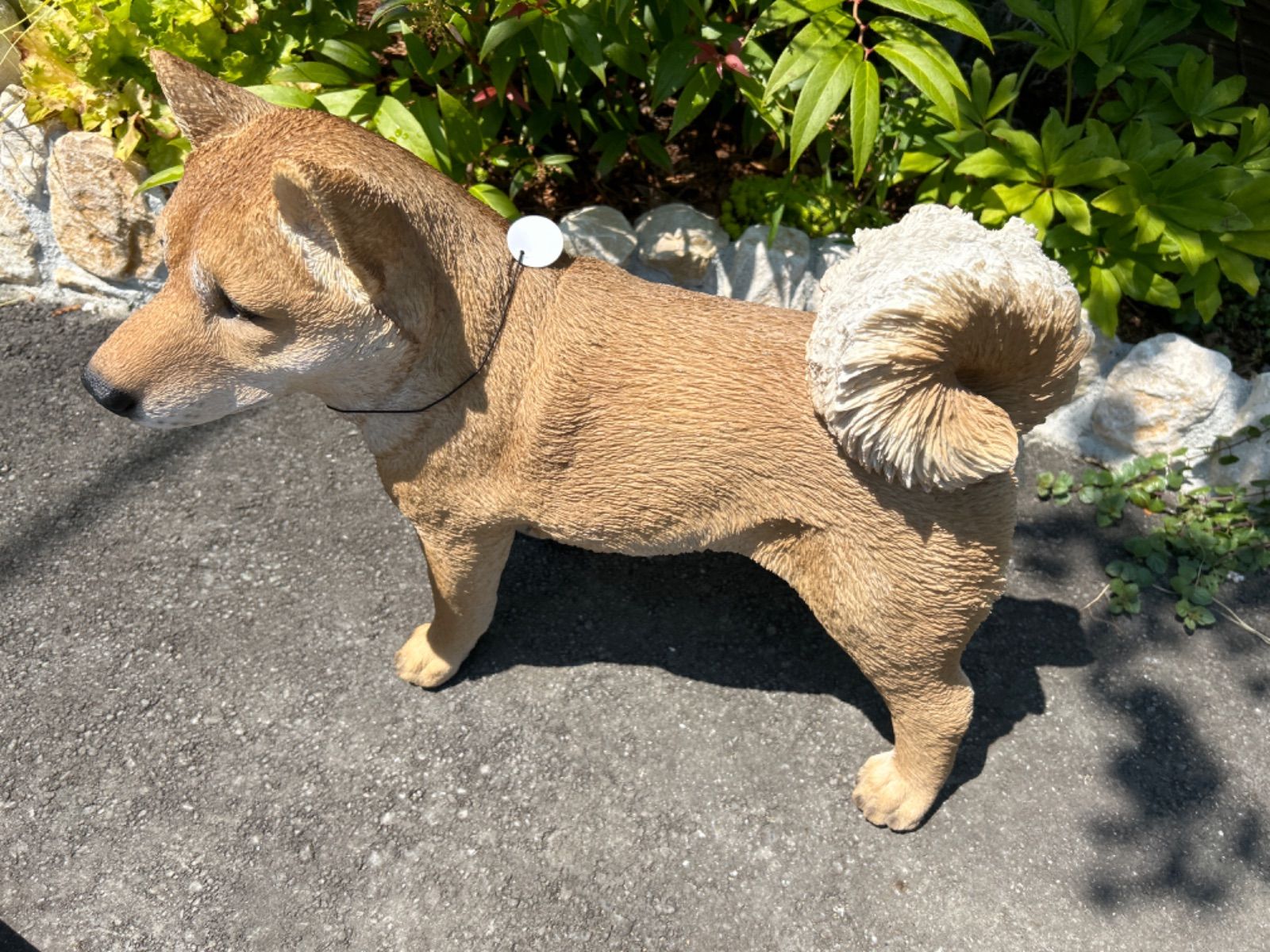 置物 犬 柴犬 玄関用 本物そっくり 実物大 リアル ドッグ オブジェ