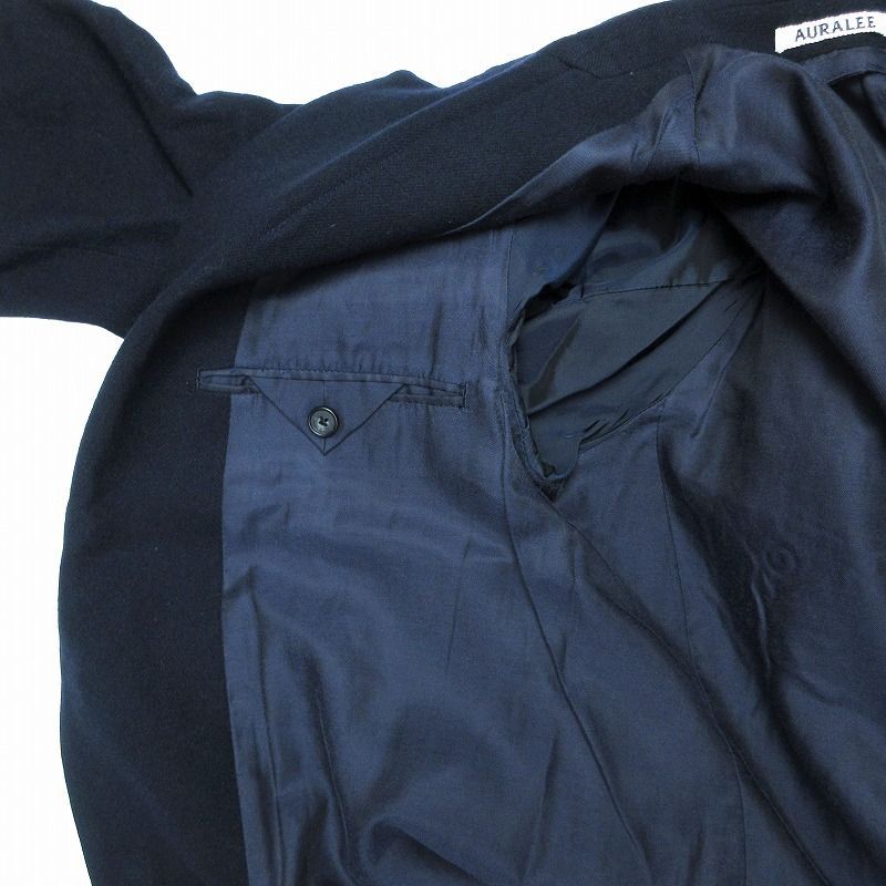オーラリー AURALEE スーパー ソフト フランネル テーラード