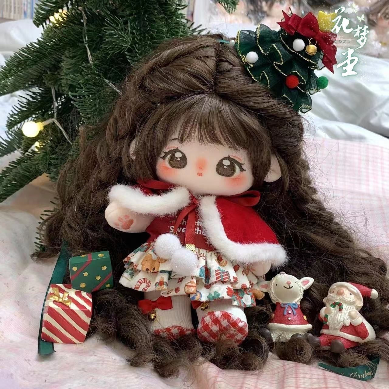 クリスマス 秋冬 5点セット 20cm 着せ替えぬいぐるみ用服