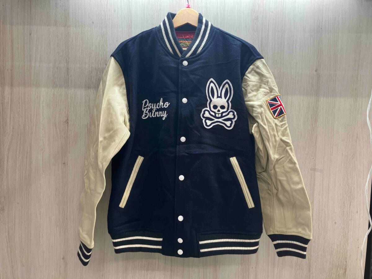 Psycho Bunny スタジャン ブラック Lサイズ