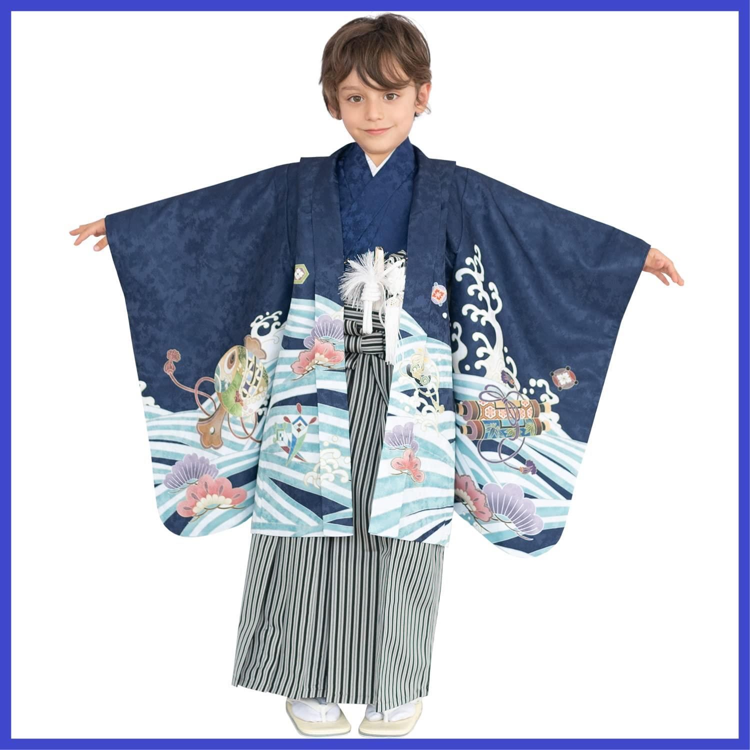 5歳七五三絵羽織セット 七五三 着物 フルセット 7歳 女の子 絵羽柄