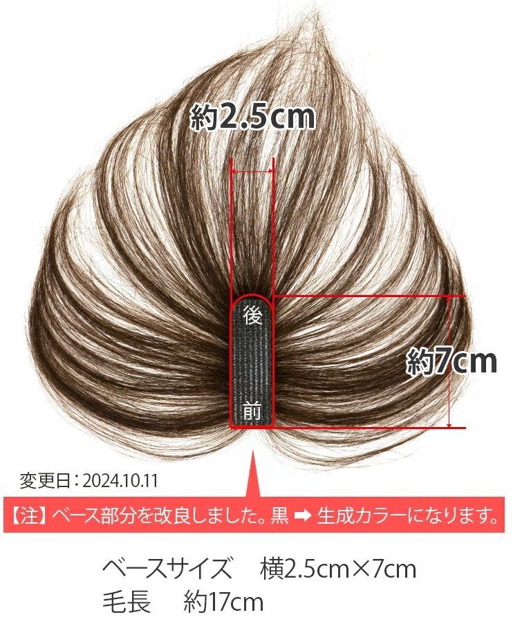 アウトレット 人毛100％総手植え パッとポン 彡COCO様 H12 2個セット