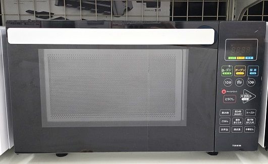 中古品】 ティーズ TEES オーブンレンジ 23L 50/60Hz共用 縦開き 庫内 