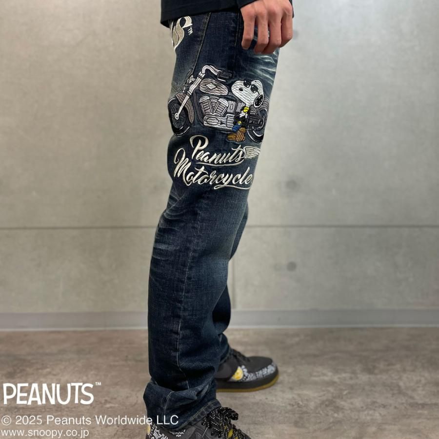 SNOOPY×Flagstaff PEANUTS DENIM PANTS フラッグスタッフ