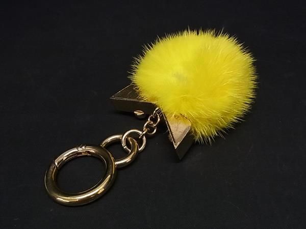 FENDI モンスター ファーチャーム キーホルダー キーリング FENDI フェンディ バッグバグズ モンスター ファー バッグチャーム