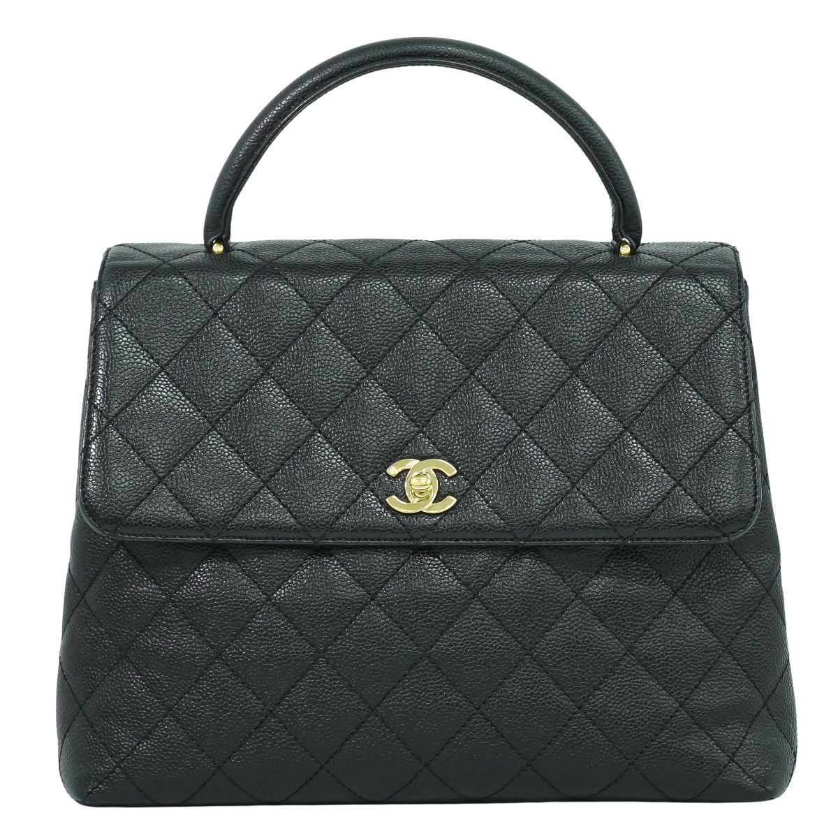 本物 シャネル CHANEL ココマーク マトラッセ ターンロック  