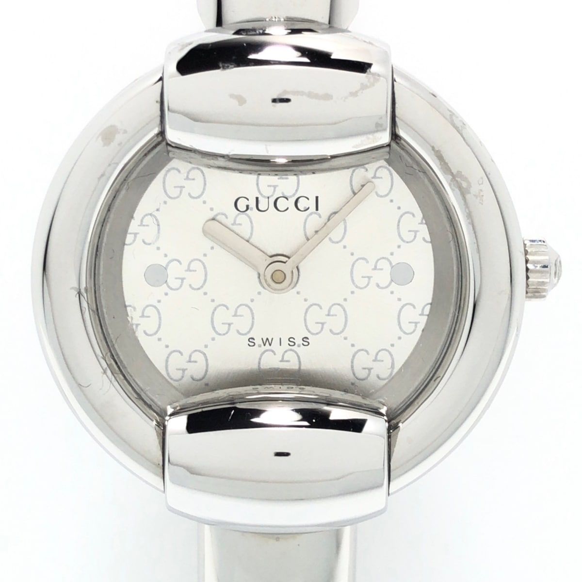 GUCCI(グッチ) 腕時計 - 1400L レディース シルバー - メルカリ
