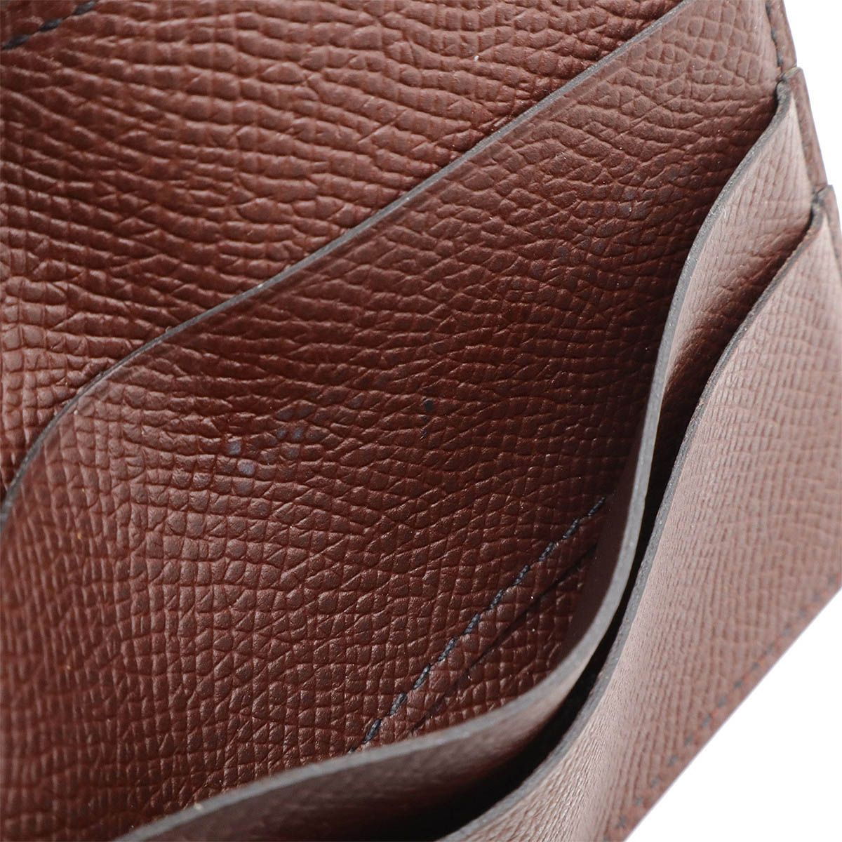 エルメス 二つ折り財布 マネークリップ ポーカーGM ヴォーエプソン 刻印あり HERMES エルメス ポーカーGM 2つ折財布 二つ折り札入れ マネークリップ
