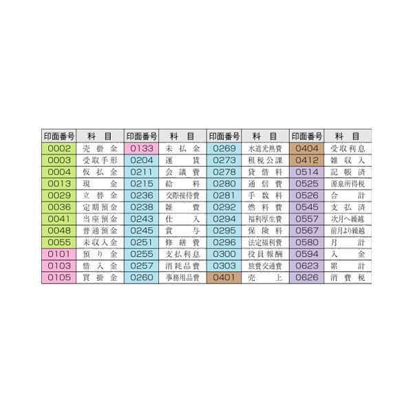 まとめ）シヤチハタ Xスタンパー 科目印 48本セット XNK-48N 【×3