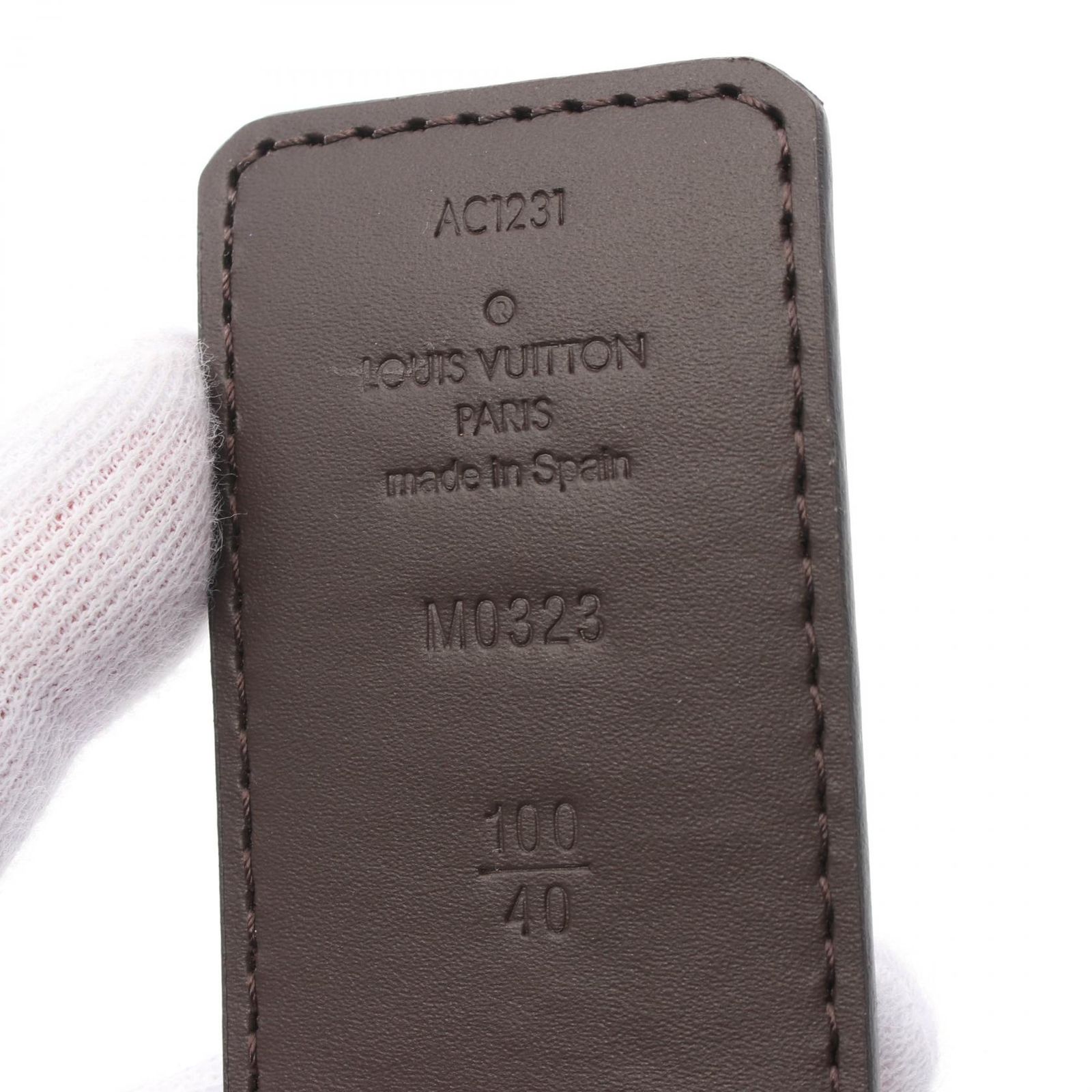 ルイ・ヴィトン LOUIS VUITTON ベルト サンチュール LVイニシャル