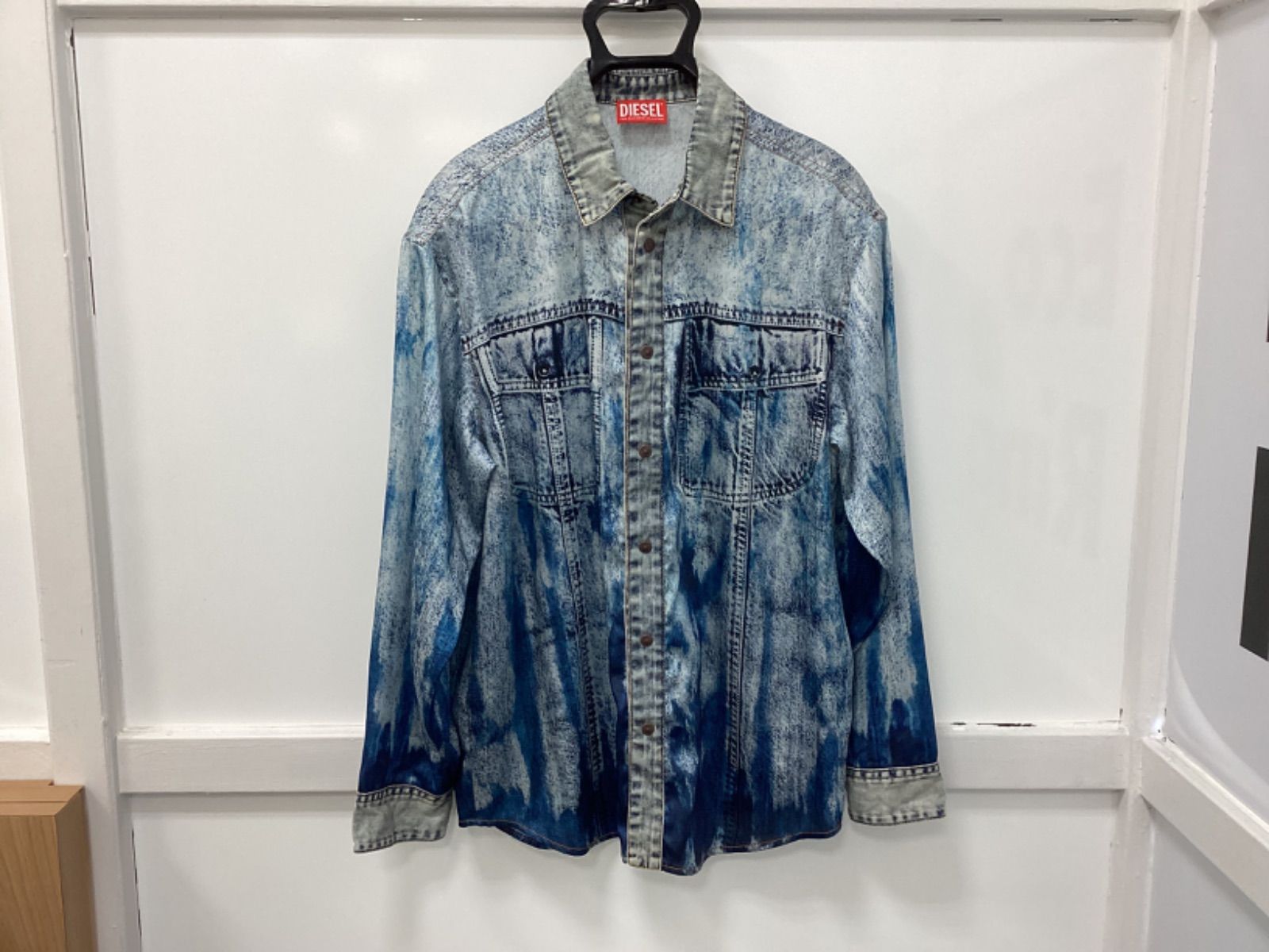 TA248 DIEZEL ディーゼル トロンプルイユ デニム転写プリント