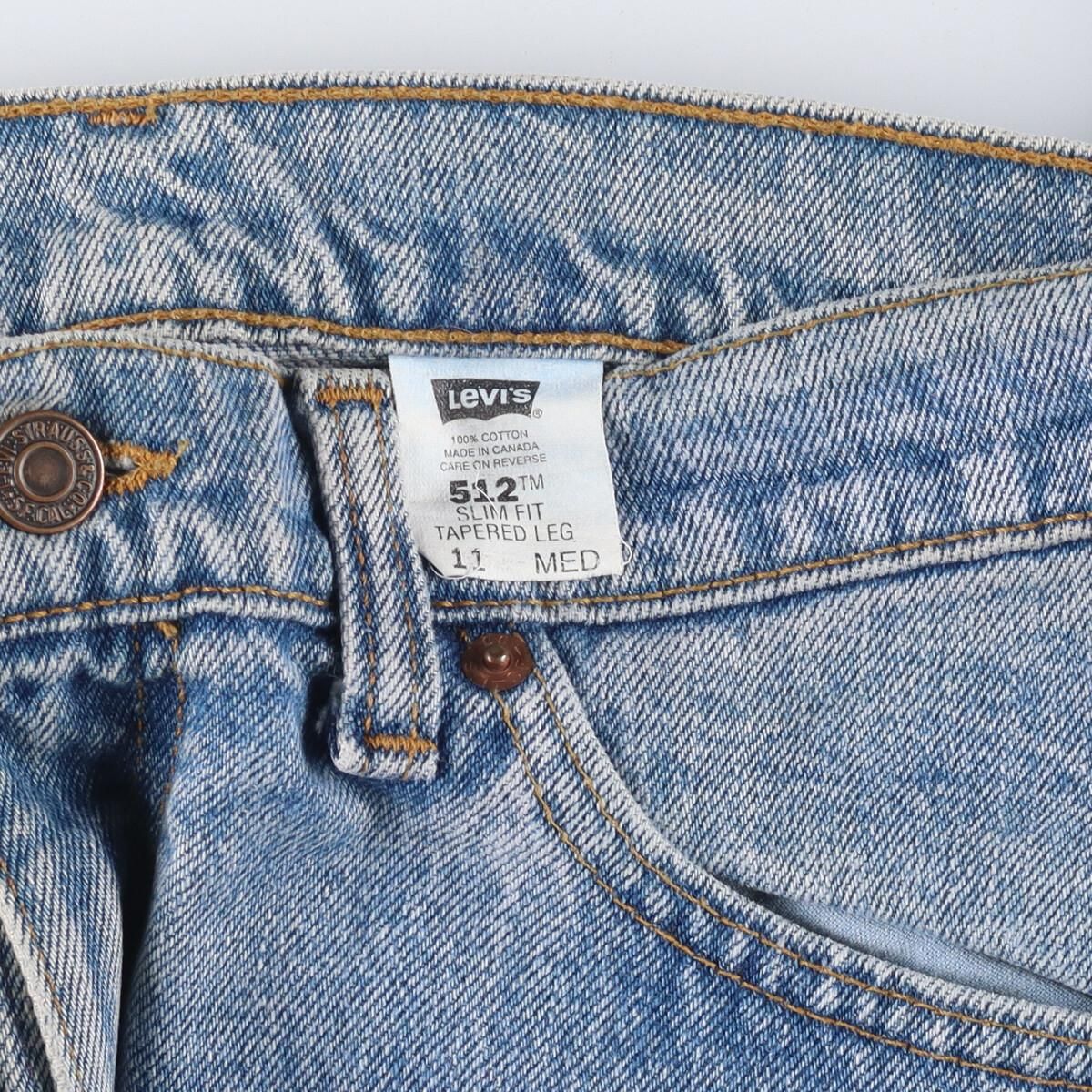 古着 90年代 リーバイス Levi's 512 SLIM FIT TAPERED LEG テーパード