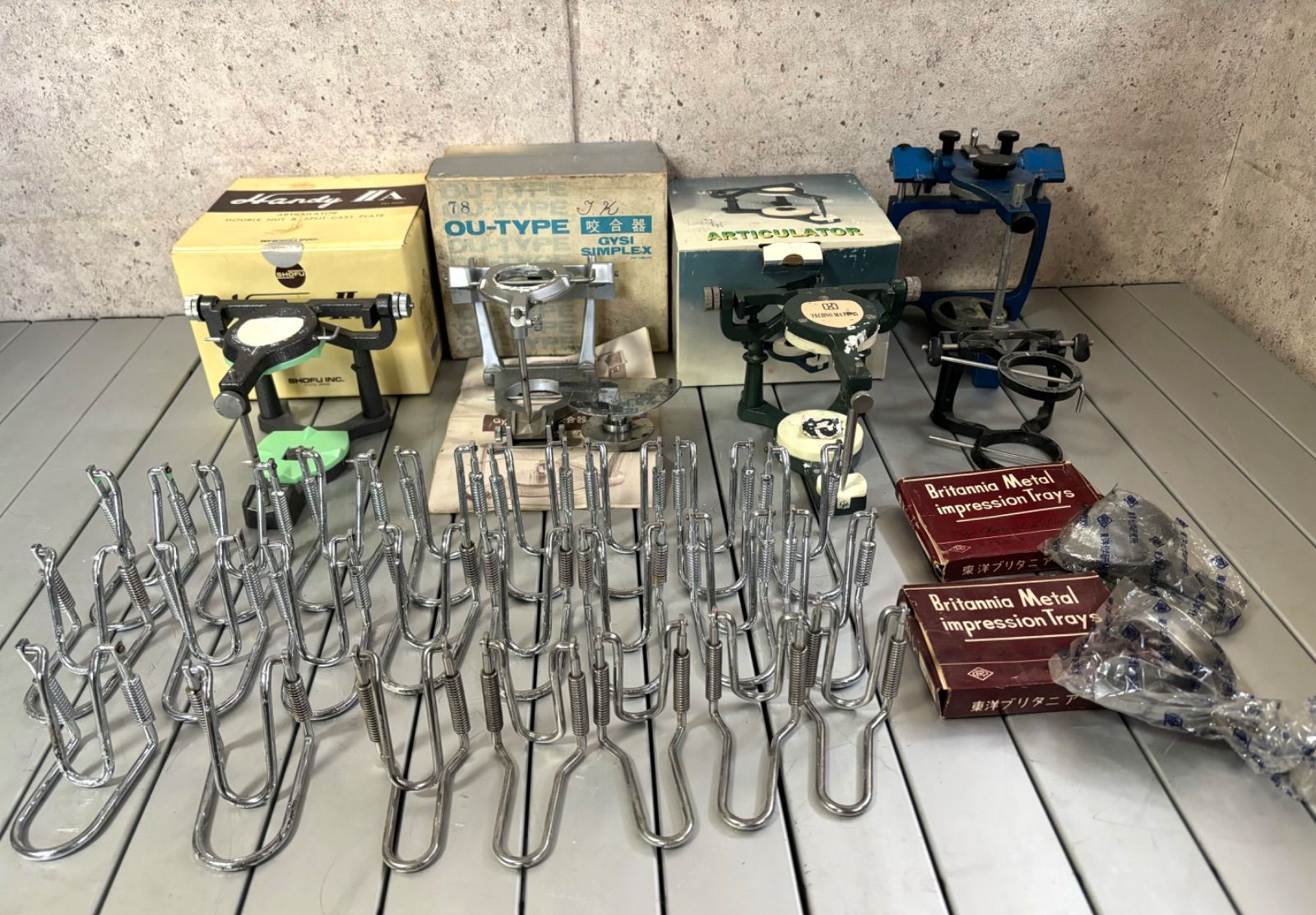 咬合器4台セットまとめ売り 咬合器4台セットまとめ売り