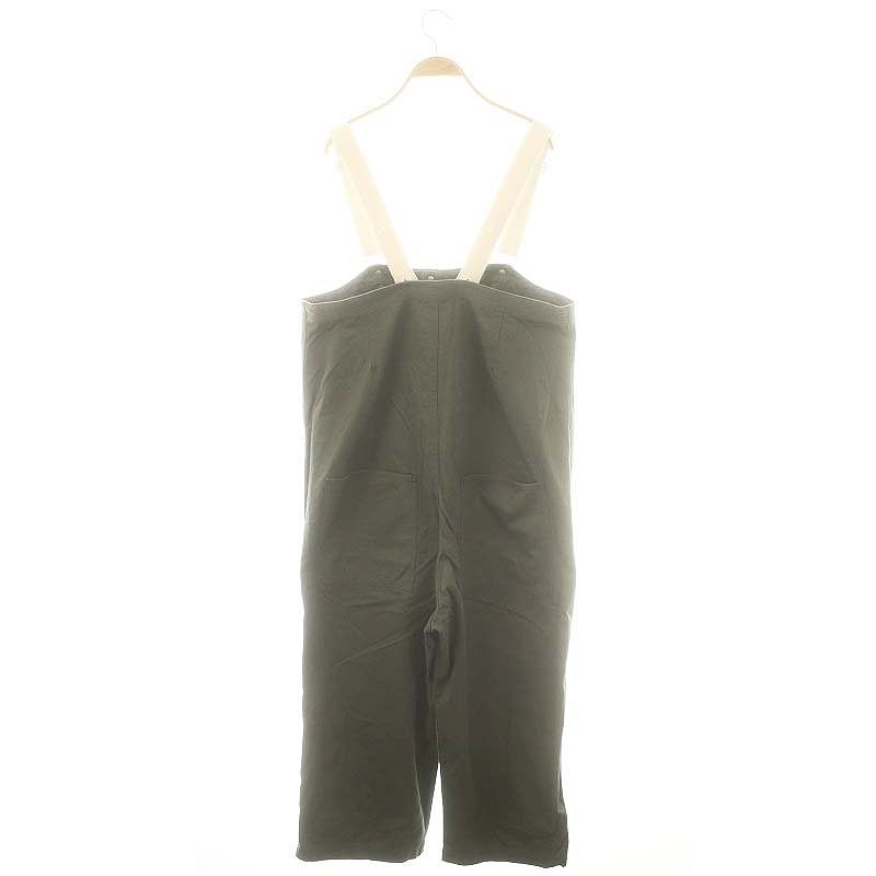 ネストローブ（nest Robe）コットンツイルデッキサロペットカーキ