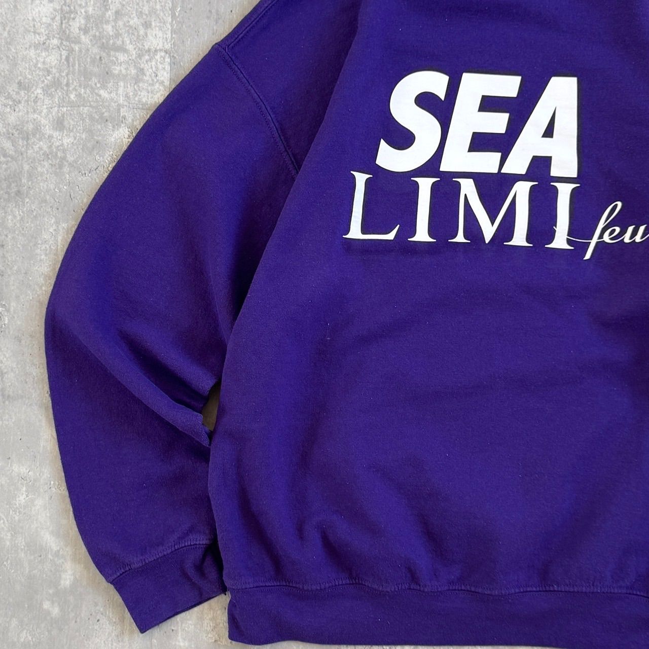 WIND AND SEA × LIMI feu ウィンダシー リミフゥ 20SS プルオーバーフーディー パープル LN-T56-037