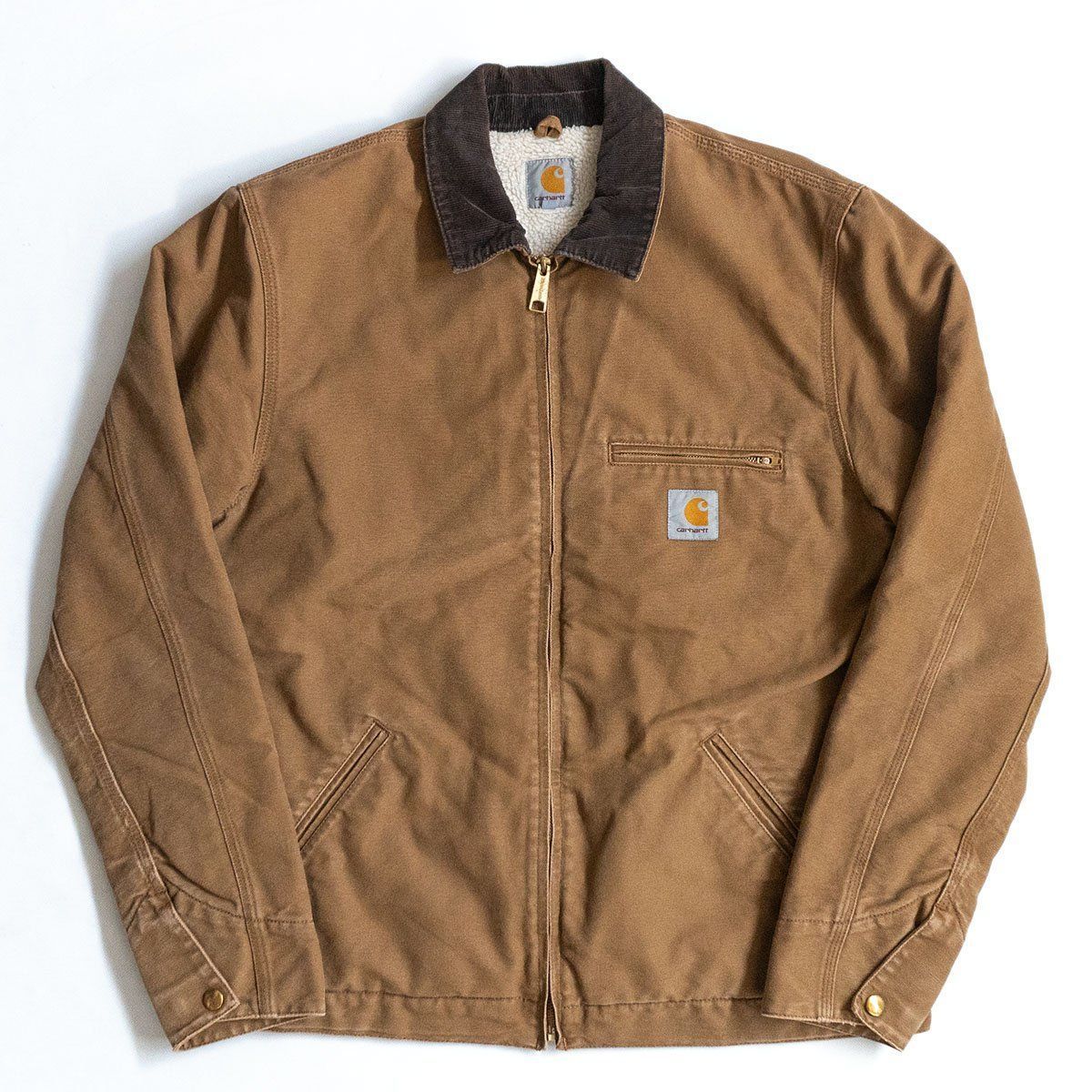 通販得価Carhartt デトロイトジャケット　ダック地　Mサイズ ジャケット・アウター