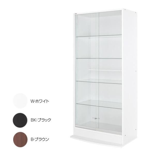 【新品・4営業日で発送】雅夢威 コレクションラックワイド 引き戸ハイタイプ 奥行39cm本体 CR-TH8339 W・ホワイト (1501532)